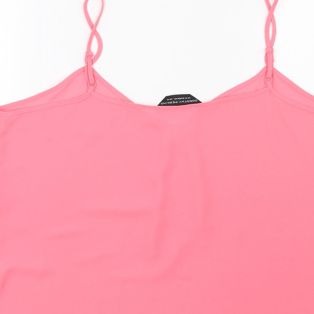 Dorothy Perkins Womens Pink   Basic Blouse Size 14