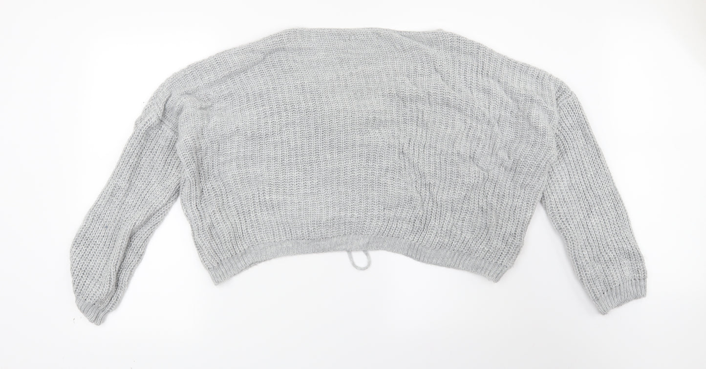 Cameo Rose Womens Grey   Pullover Jumper Size S