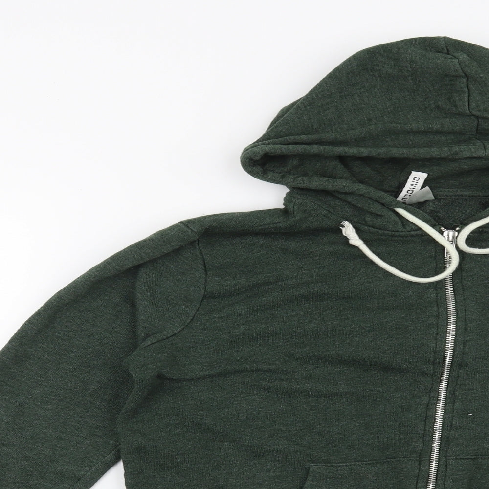 H&M Womens Green   Full Zip Hoodie Size M