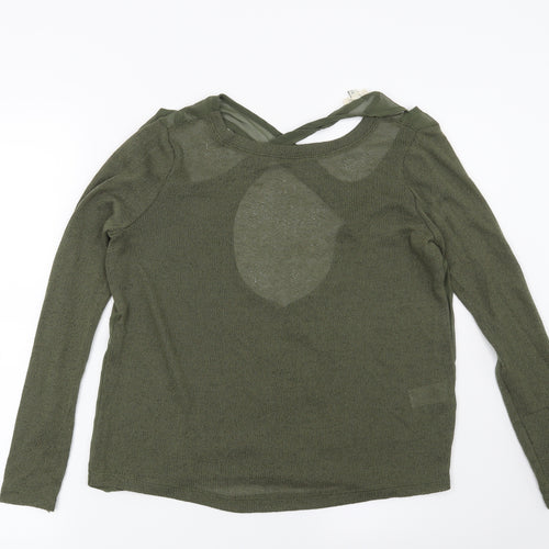 River Island Womens Green   Pullover Jumper Size 6