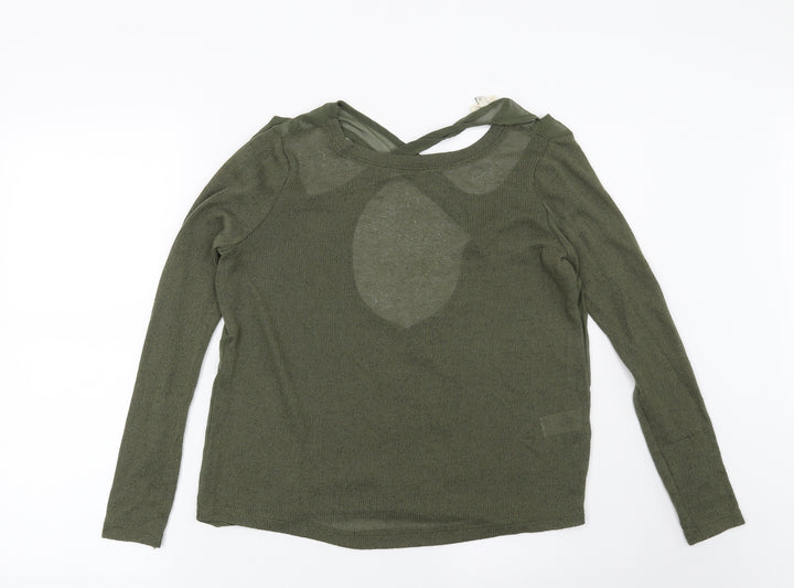 River Island Womens Green   Pullover Jumper Size 6