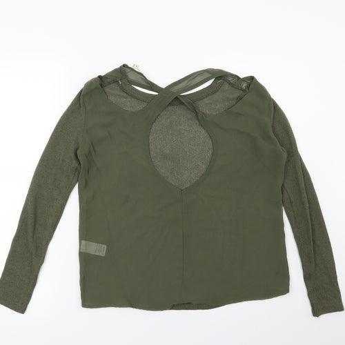 River Island Womens Green   Pullover Jumper Size 6