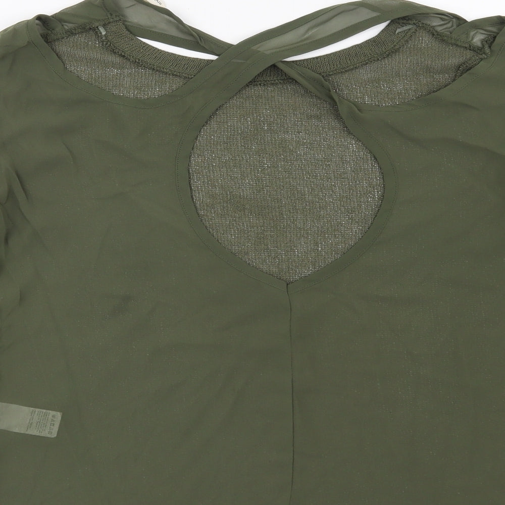 River Island Womens Green   Pullover Jumper Size 6