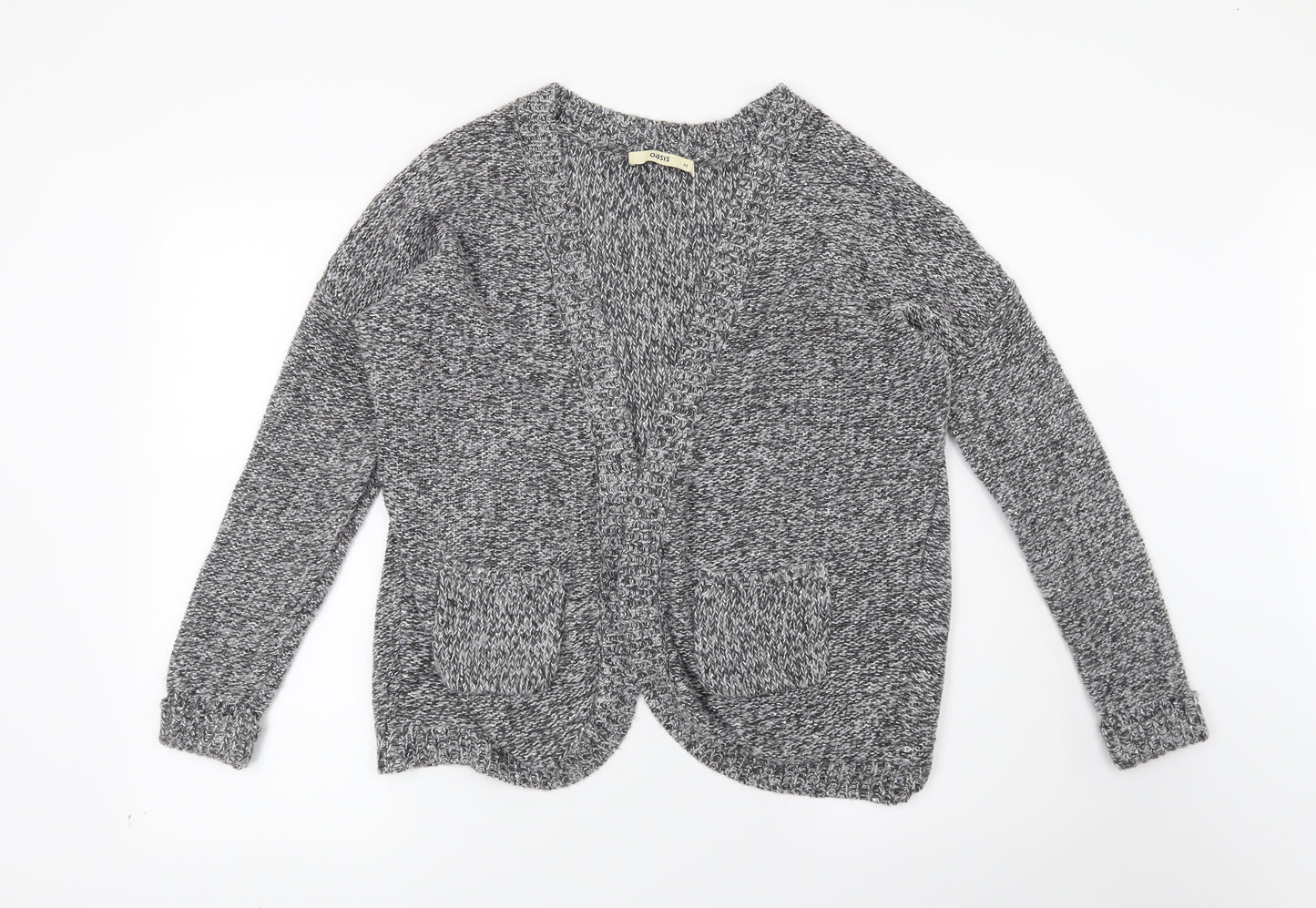 Oasis Womens Grey   Cardigan Jumper Size XS