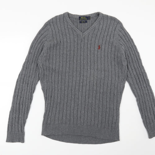 Polo Ralph Lauren Mens Grey   Pullover Jumper Size L