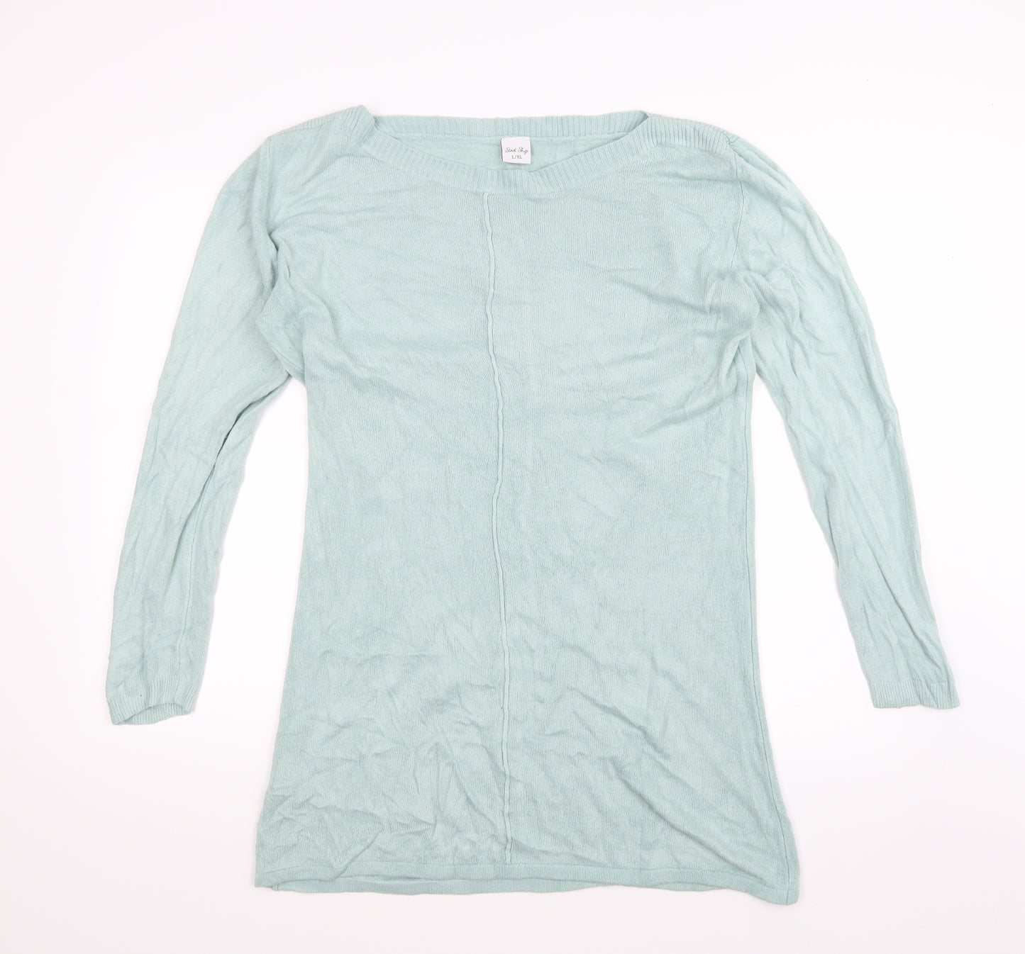Stock shop Womens Green   Tunic Jumper Size L  - Size L/XL