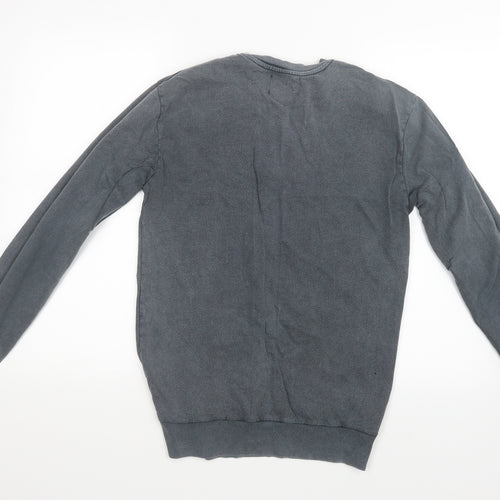 Cedar Wood State Mens Grey   Pullover Sweatshirt Size XS