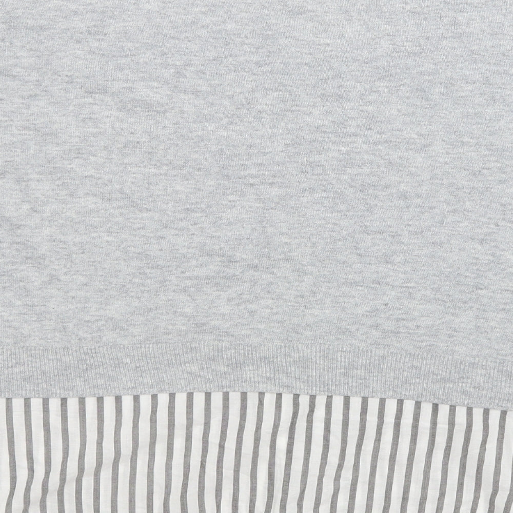 H&M Womens Grey   Pullover Jumper Size M