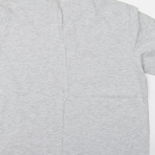 Atlantic Bay Mens Grey    T-Shirt Size M