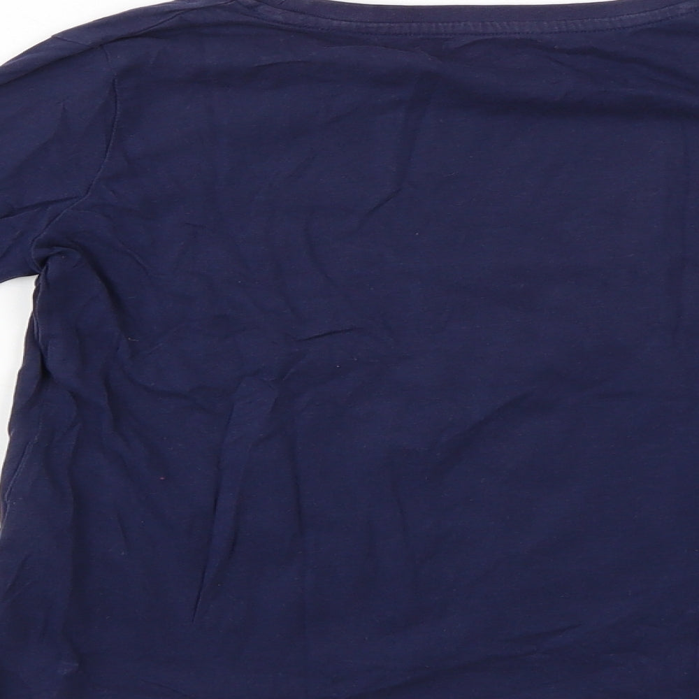Dude Pepperts Boys Blue   Basic T-Shirt Size 8-9 Years