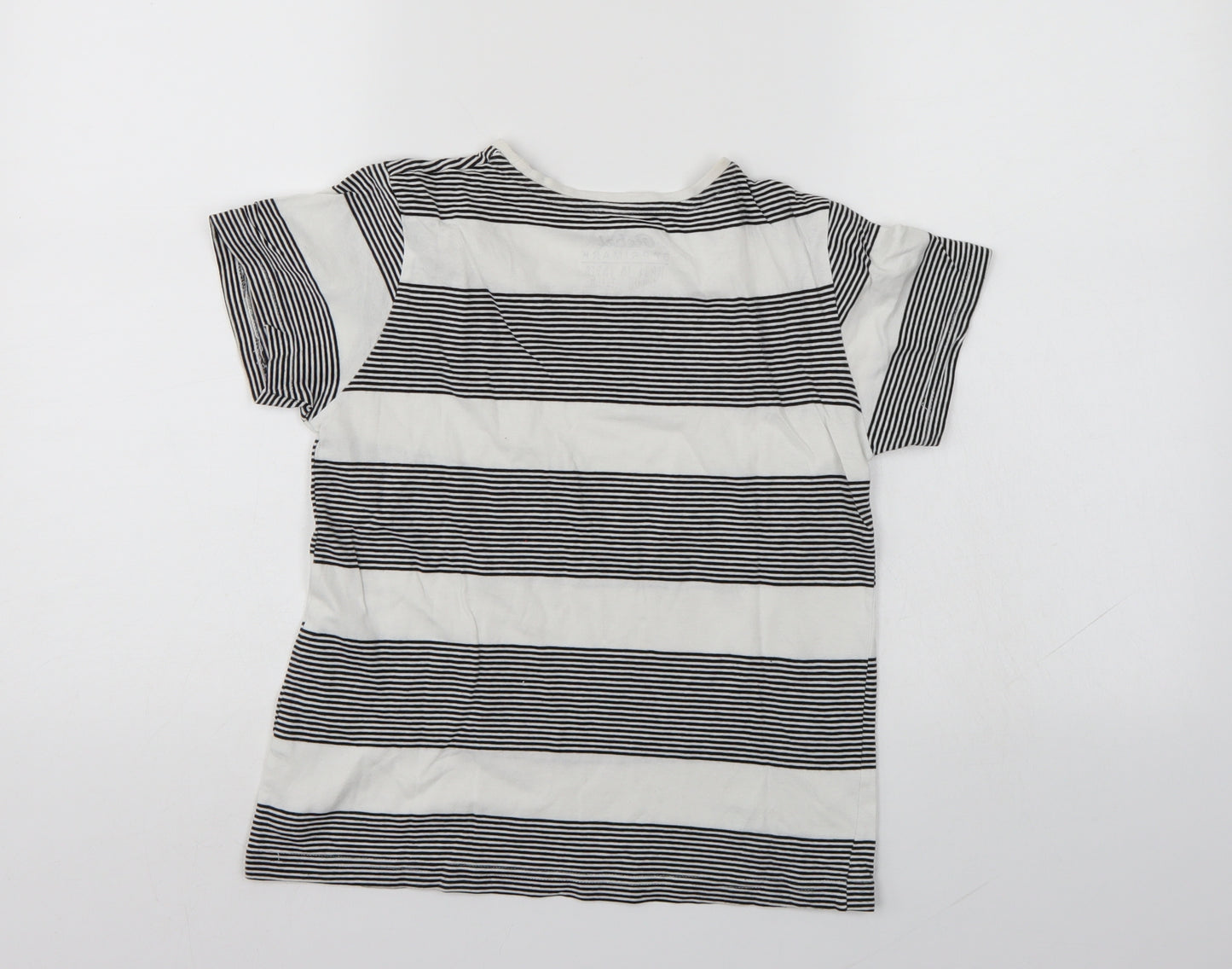 Primark Girls Multicoloured Striped  Basic Polo Size 8-9 Years