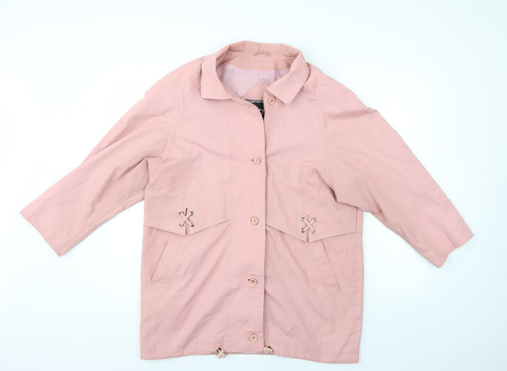 Drizzler Womens Pink Jacket Coat