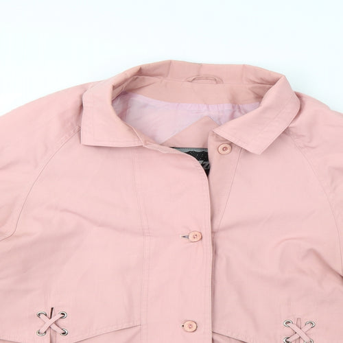 Drizzler Womens Pink   Jacket Coat