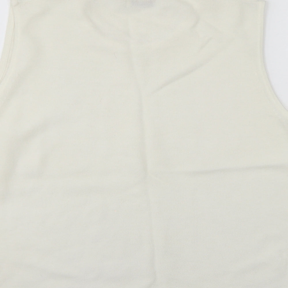 Cordelia Womens White   Basic Tank Size 16