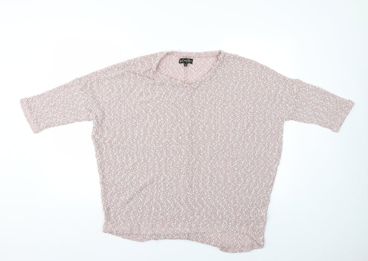 New Look Womens Pink Basic Blouse Size 16