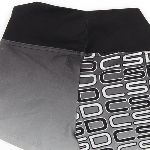 Preworn Womens Grey   Hot Pants Shorts Size 6 - Elastic Waist