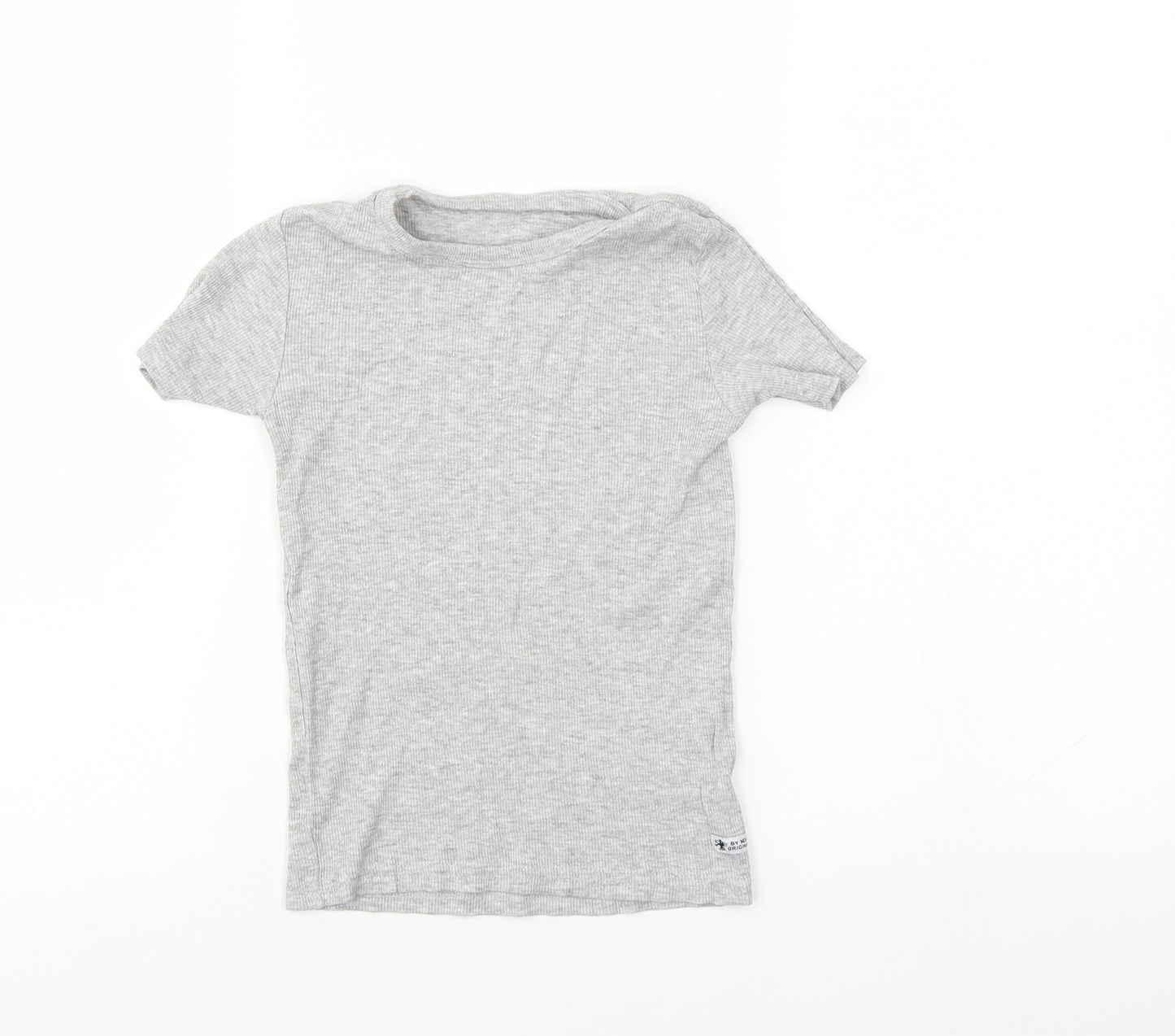 NEXT Girls Grey   Basic T-Shirt Size 5-6 Years