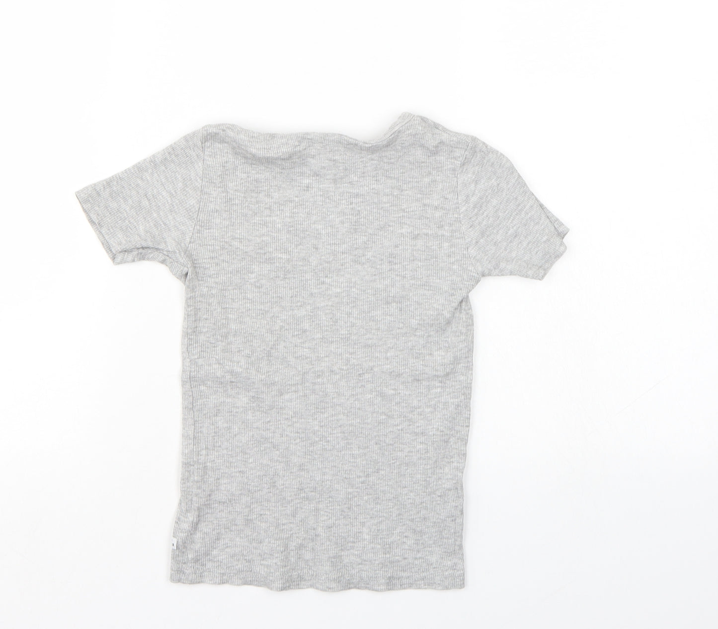 NEXT Girls Grey   Basic T-Shirt Size 5-6 Years