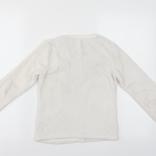 Priark Girls White   Pullover Jumper Size 7-8 Years