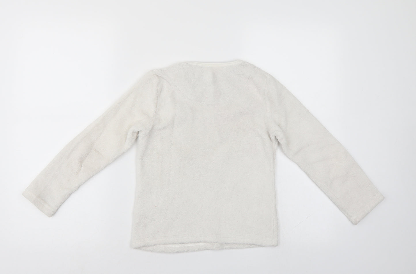 Priark Girls White   Pullover Jumper Size 7-8 Years