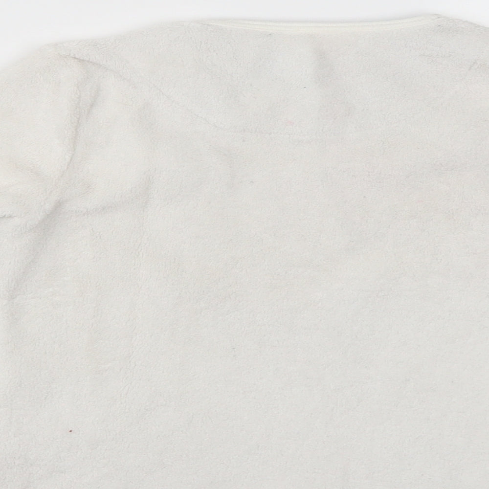 Priark Girls White   Pullover Jumper Size 7-8 Years
