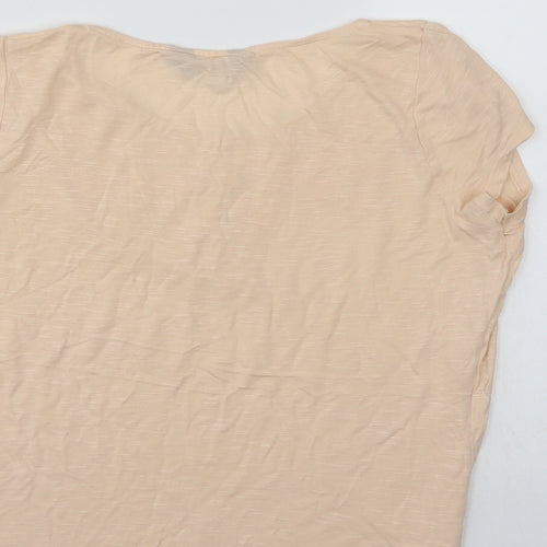 Dorothy Perkins Womens Ivory   Basic T-Shirt Size 12