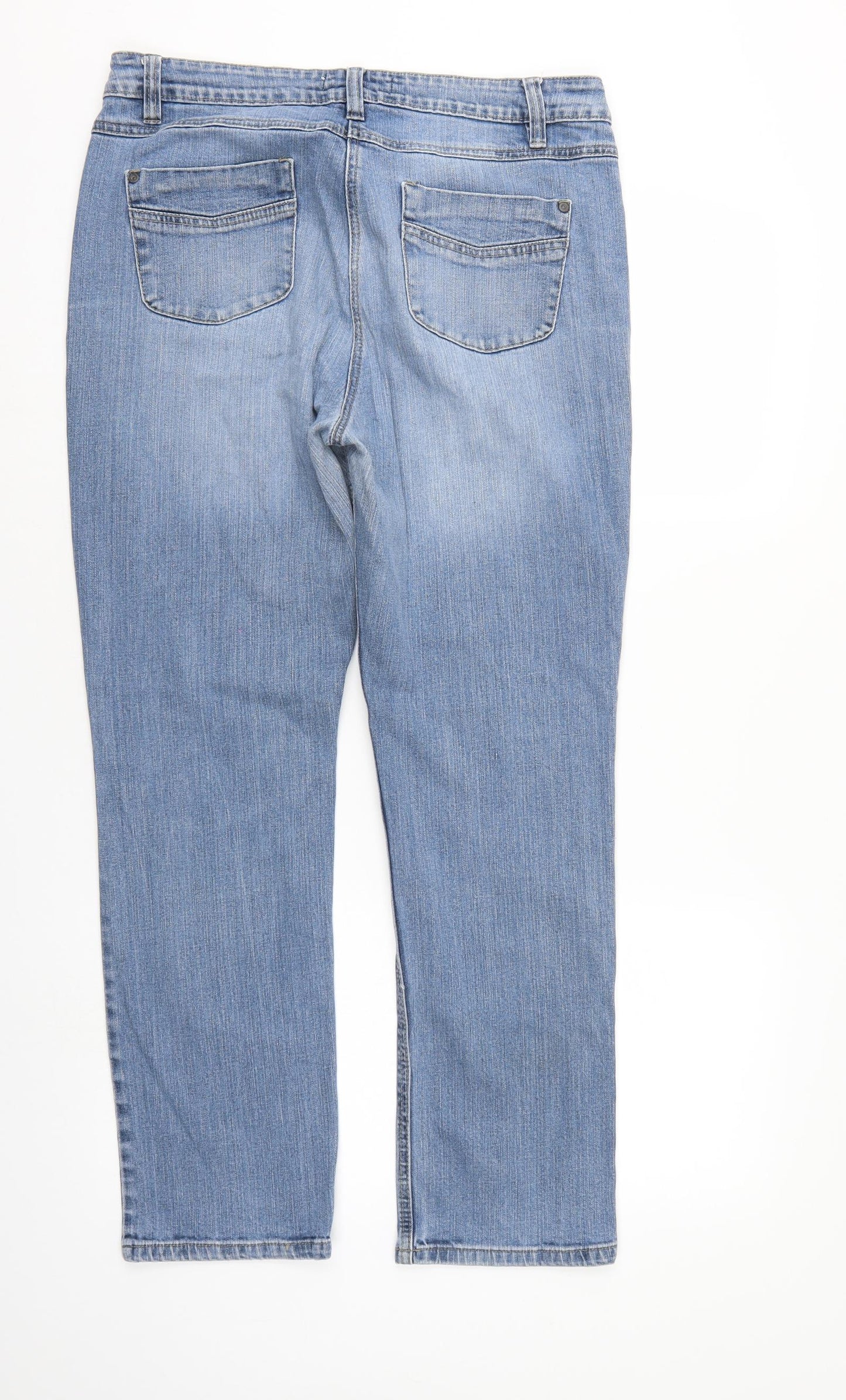 Papaya Womens Blue   Straight Jeans Size 14 L29 in