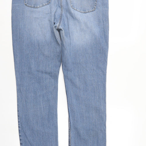 Papaya Womens Blue   Straight Jeans Size 14 L29 in