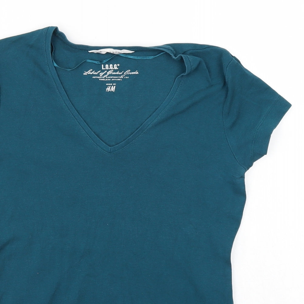 LOGG Womens Blue   Basic T-Shirt Size M