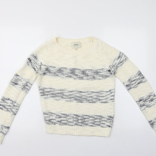Papaya Womens Multicoloured Striped  Pullover Jumper Size 10
