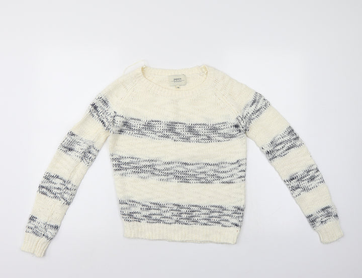 Papaya Womens Multicoloured Striped  Pullover Jumper Size 10