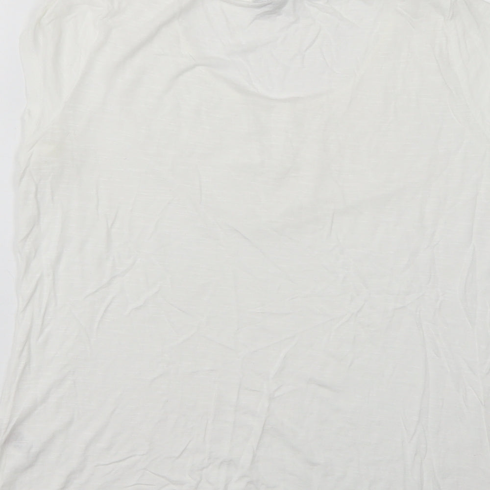 Dorothy Perkins Womens White   Basic T-Shirt Size 12