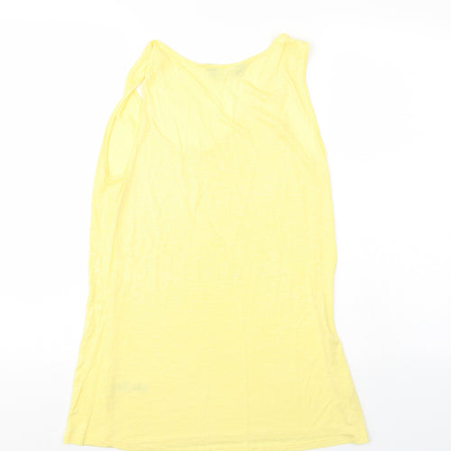 Dorothy Perkins Womens Yellow   Basic Tank Size 12