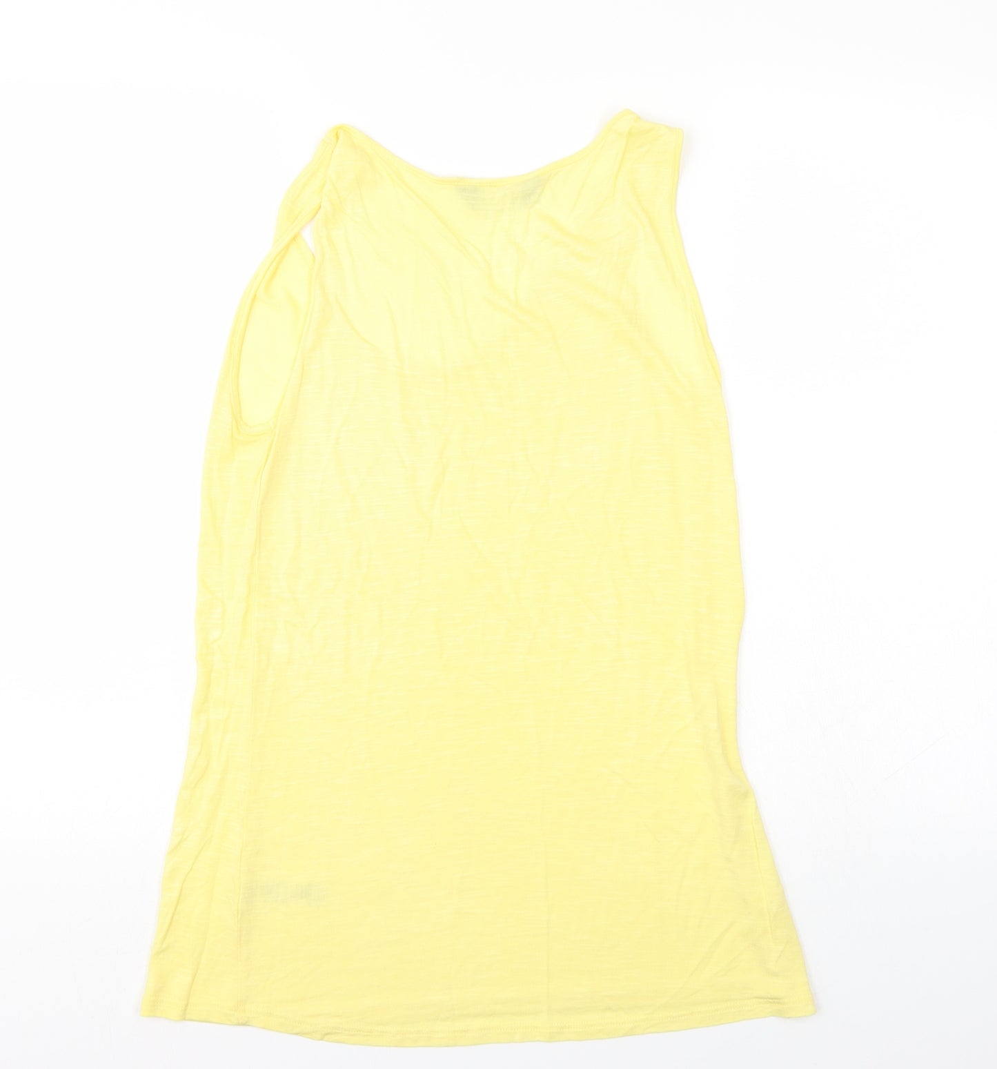 Dorothy Perkins Womens Yellow   Basic Tank Size 12