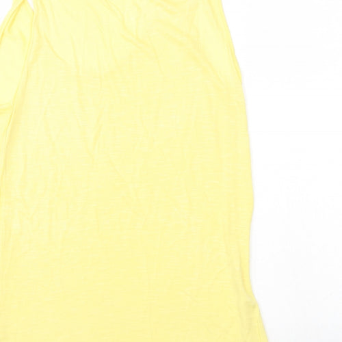 Dorothy Perkins Womens Yellow   Basic Tank Size 12