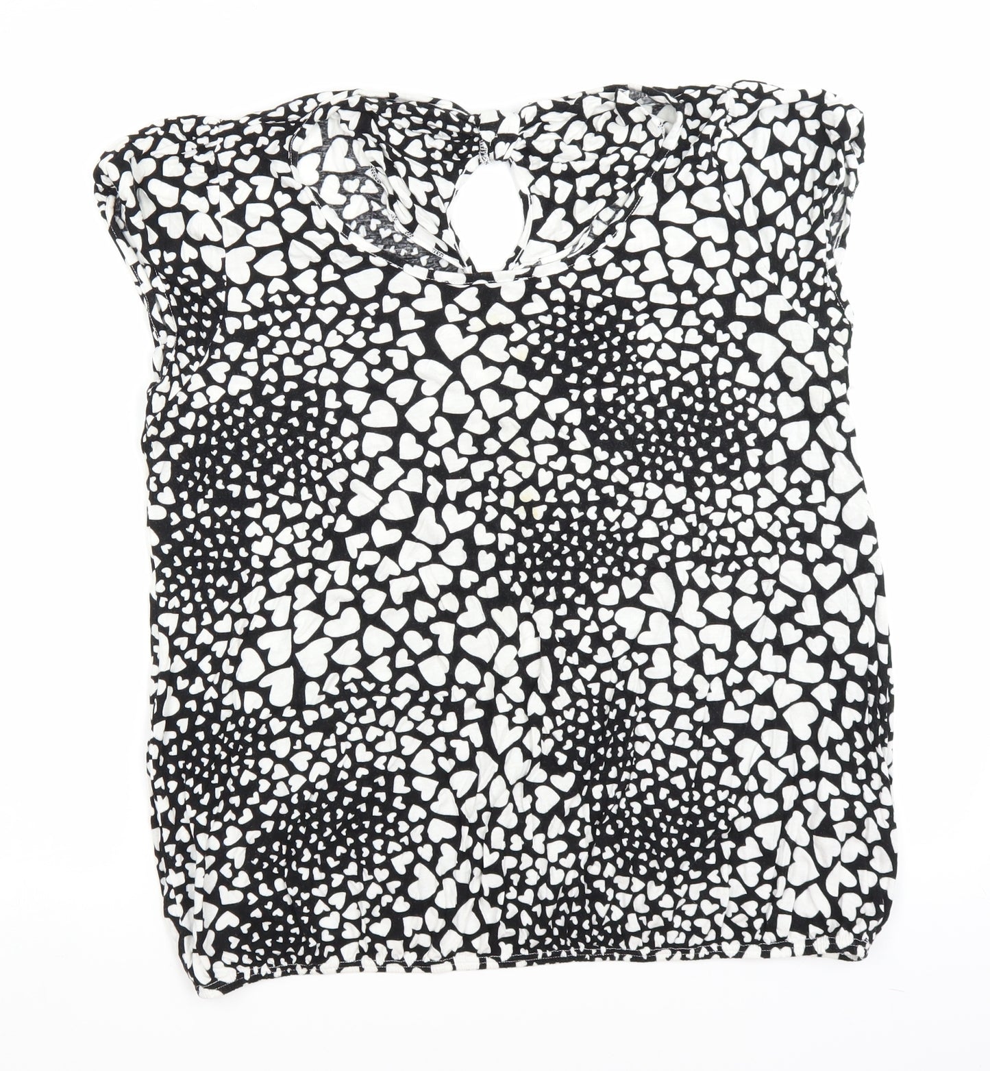 George Womens Black Polka Dot  Basic Blouse Size 20