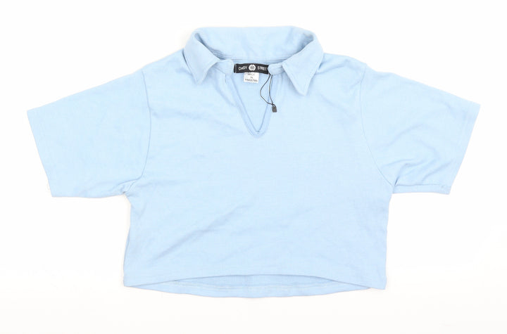 Daisy Street Womens Blue Pullover Jumper Size 16