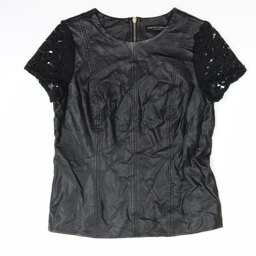 Dorothy Perkins Womens Black   Basic Blouse Size 12