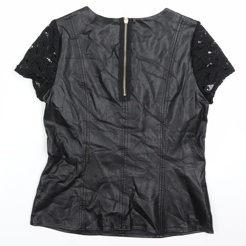 Dorothy Perkins Womens Black   Basic Blouse Size 12