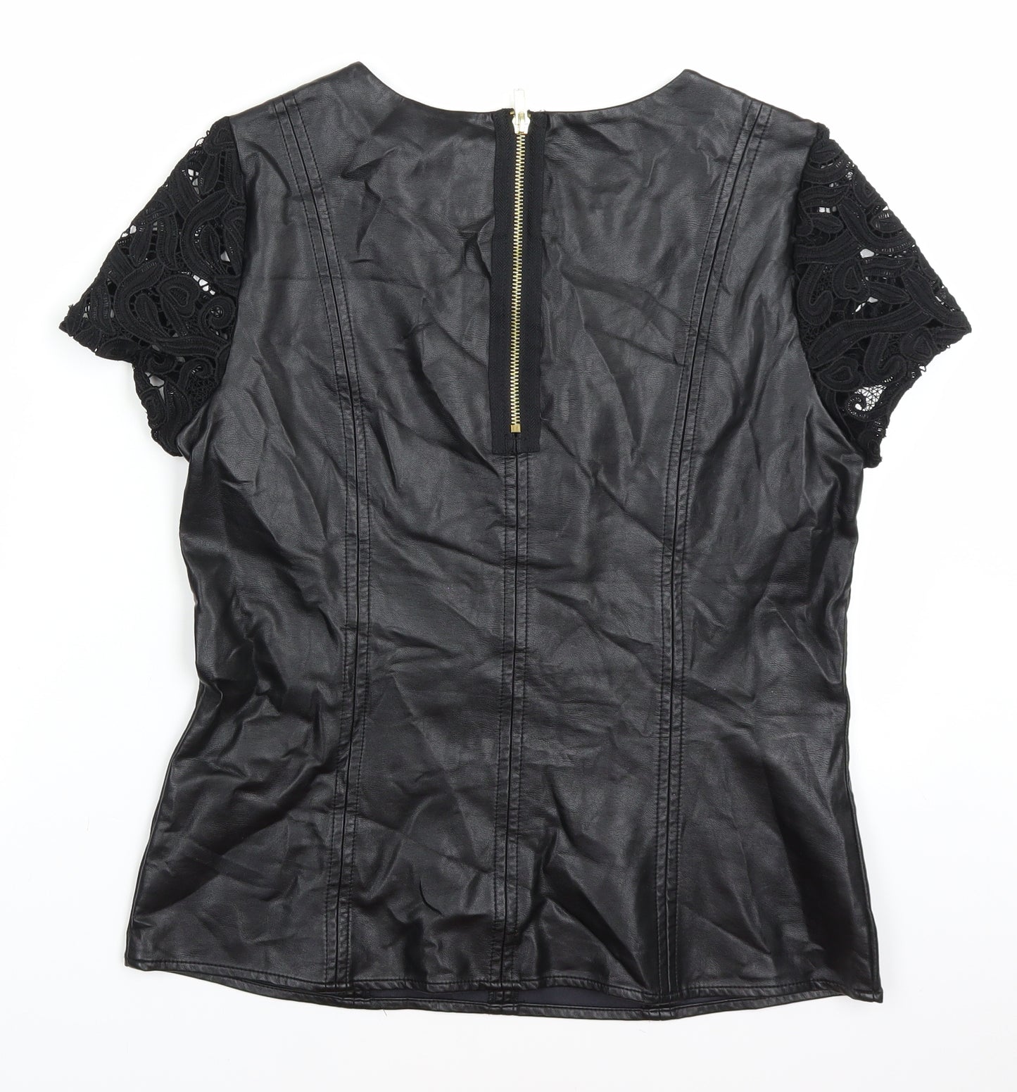 Dorothy Perkins Womens Black   Basic Blouse Size 12