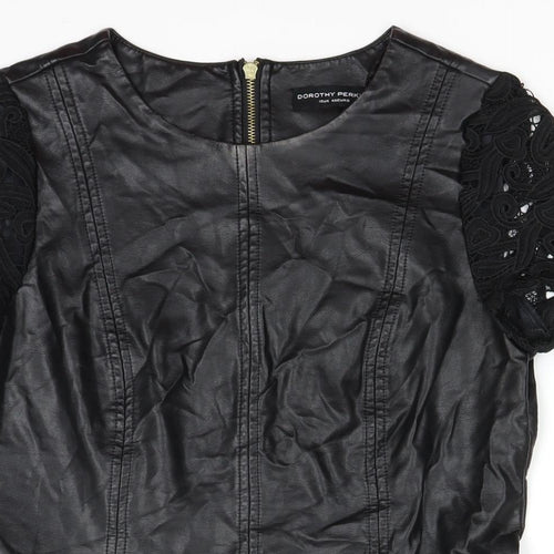 Dorothy Perkins Womens Black   Basic Blouse Size 12