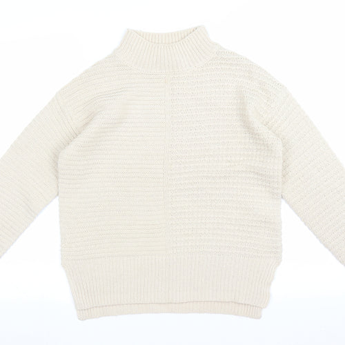 Select Womens Ivory  Knit Pullover Jumper Size 10
