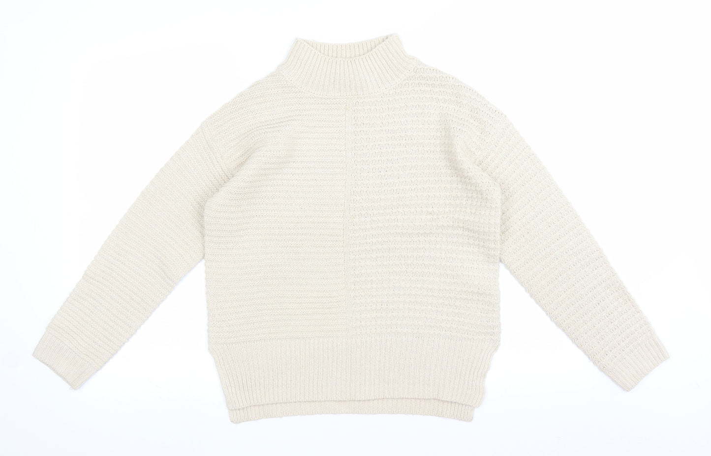 Select Womens Ivory  Knit Pullover Jumper Size 10