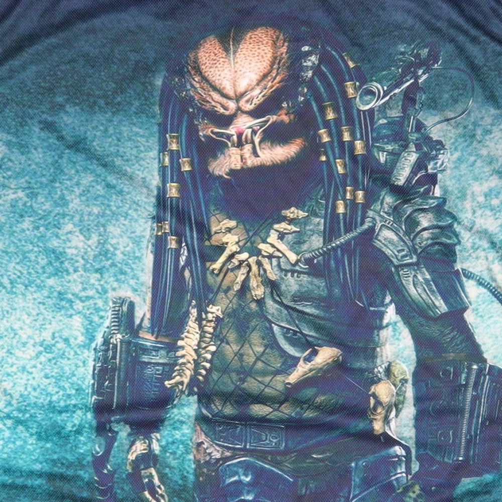 Preworn Mens Blue    T-Shirt Size 3XL  - Predator