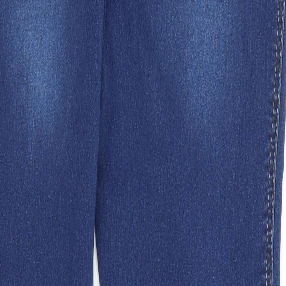 Nutmeg Womens Blue  Denim Flared Jeans Size 14 L28.5 in
