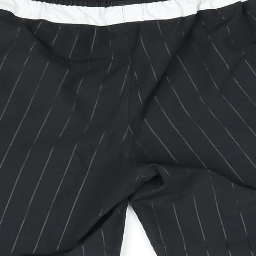 adidas Boys Black Striped  Sweat Shorts Size 11-12 Years