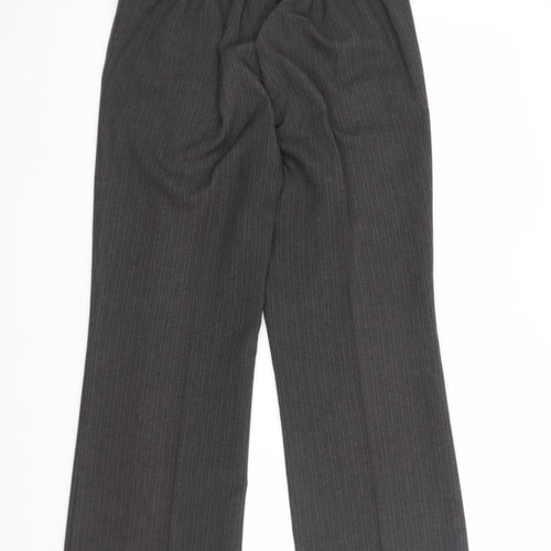 BM Womens Brown Striped  Trousers  Size 10 L26 in