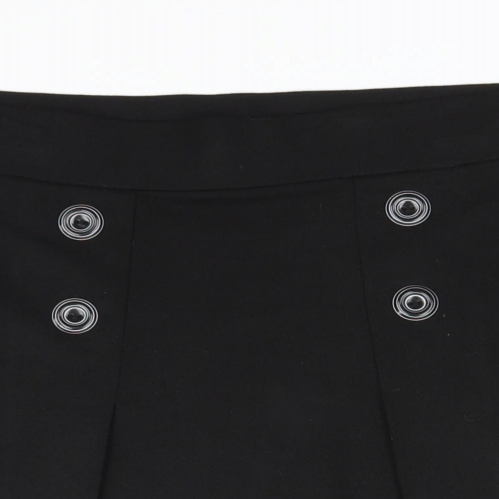 George Womens Black   A-Line Skirt Size 14