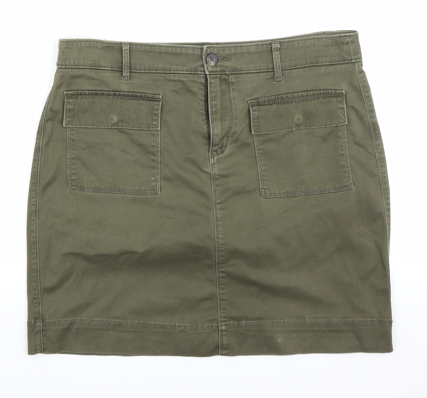 TU Womens Green   A-Line Skirt Size 14