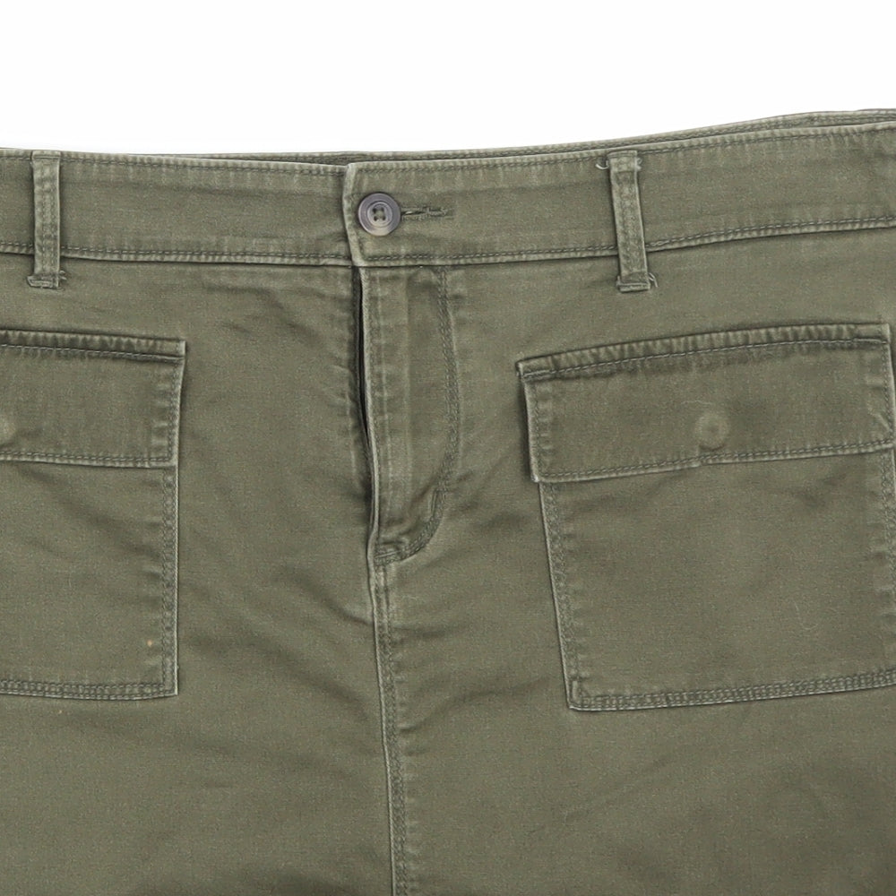 TU Womens Green   A-Line Skirt Size 14
